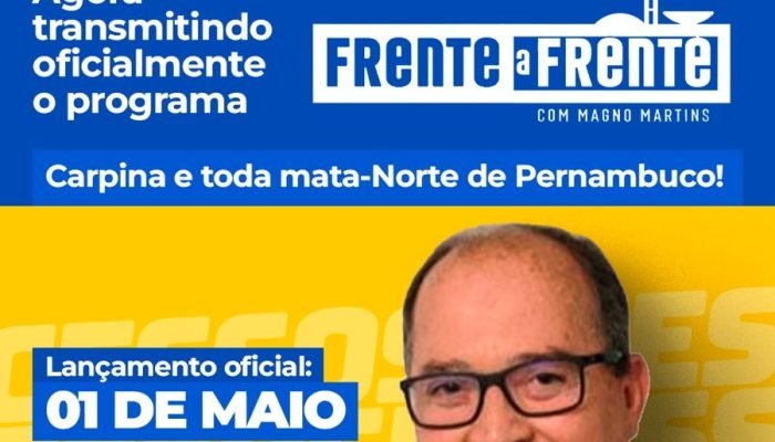 Programa Frente a Frente chega à Sucesso FM em Carpina