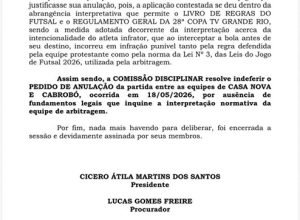 Comissão decide manter resultado de jogo entre Cabrobó e Casa Nova