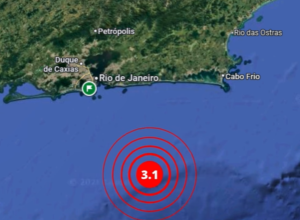 Novo tremor de terra atinge costa do Rio de Janeiro