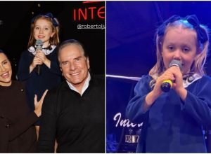 Filha de Roberto Justus encanta ao cantar em inglês nas redes sociais