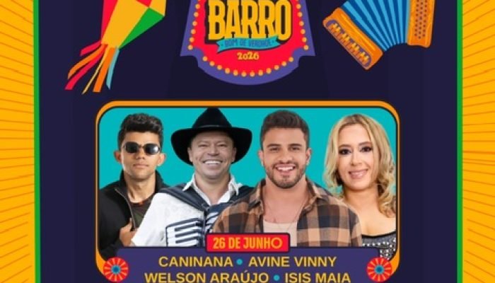 São João de Araripina 2026: Lagoa do Barro recebe grandes atrações