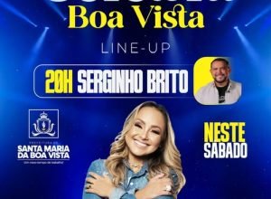 Celebra Boa Vista traz Serginho Brito e Bruna Karla para noite de louvor