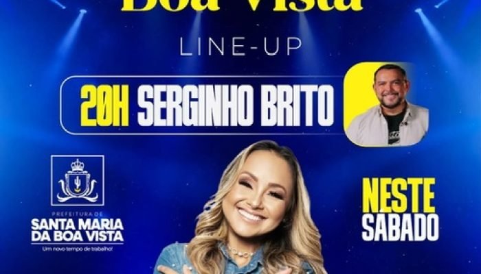 Celebra Boa Vista traz Serginho Brito e Bruna Karla para noite de louvor