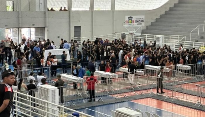 Homenagem comove Juazeiro em cortejo a jovens atletas vítimas de acidente
