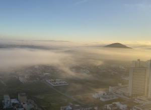 Caruaru amanhece sob intensa névoa e registra 15°C