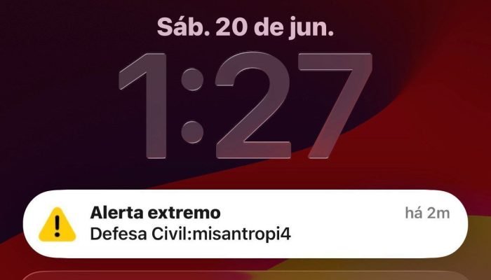 Invasão em sistema da Defesa Civil gera alerta falso no Brasil