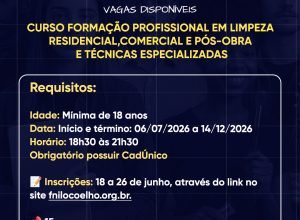 Fundação Nilo Coelho oferece curso gratuito de limpeza profissional