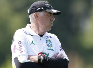 Ancelotti avalia titularidade de Endrick e Neymar na seleção