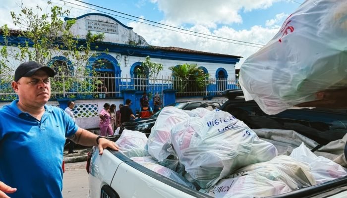 Goiana distribui kits de limpeza para famílias afetadas por enchente