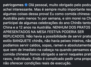 Masterchef Brasil: Participante critica condições após prato ser reprovado