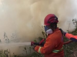Incêndio no Monte Bromo força fechamento do parque na Indonésia