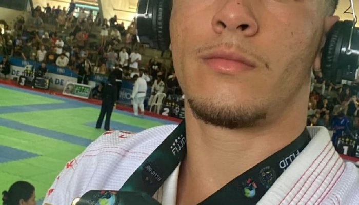 Jovem de Araripina conquista título sul-americano de Jiu-jitsu
