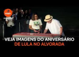 Lula celebra 81 anos com apoiadores no Palácio da Alvorada