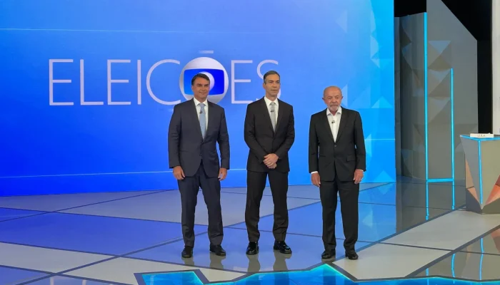Lula e Flávio Bolsonaro: quem esteve presente no debate da TV Globo