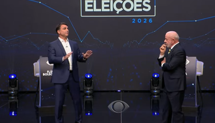 Lula propõe economia verde enquanto Flávio foca em internet no debate