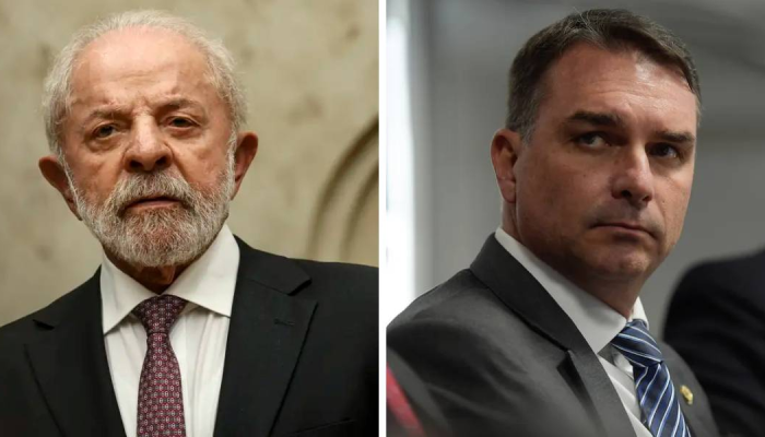 Luiz Inácio Lula da Silva (Foto: Marcelo Camargo/Agência Brasil) - Flávio Bolsonaro (Saulo Cru...