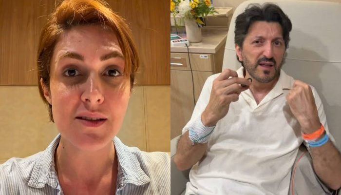 Mila Seidl pede apoio para tratamento de doença rara do marido Lito Sousa