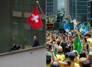 Presença de snipers em comício de Flávio Bolsonaro gera repercussão