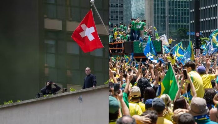 Presença de snipers em comício de Flávio Bolsonaro gera repercussão