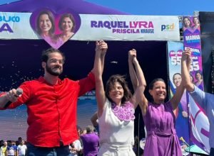 Raquel Lyra inicia campanha à reeleição destacando desafios enfrentados