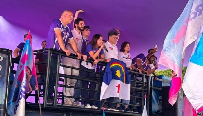 Raquel Lyra lança campanha de reeleição em Pernambuco com adesivaços