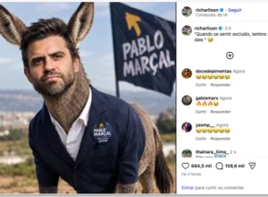 Richarlison provoca Pablo Marçal com montagem polêmica no Instagram