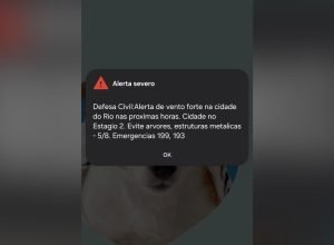 Rio de Janeiro em alerta severo devido a ventos fortes