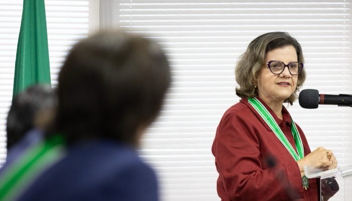 Senadora Teresa Leitão é homenageada com Ordem do Mérito da Educação