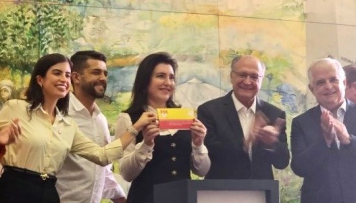 Simone Tebet assina filiação ao PSB para concorrer ao Senado por São Paulo - Reprodução do I...