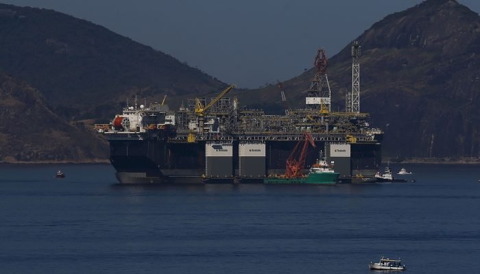 Plataforma de petróleo da Petrobras (Tania Regô/Agência Brasil)